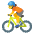 Person Biking Emoji from Noto Emoji Set