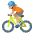 Person Biking Medium Light Skin Tone Emoji from Noto Emoji Set