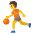 Person Bouncing Ball Emoji from Noto Emoji Set