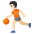 Person Bouncing Ball Light Skin Tone Emoji from Noto Emoji Set