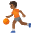 Person Bouncing Ball Medium Dark Skin Tone Emoji from Noto Emoji Set