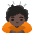 Person Bowing Dark Skin Tone Emoji from Noto Emoji Set