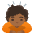 Person Bowing Medium Dark Skin Tone Emoji from Noto Emoji Set