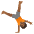 Person Cartwheeling Medium Dark Skin Tone Emoji from Noto Emoji Set