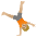 Person Cartwheeling Medium Light Skin Tone Emoji from Noto Emoji Set