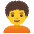 Person Curly Hair Emoji from Noto Emoji Set
