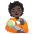 Person Feeding Baby Dark Skin Tone Emoji from Noto Emoji Set