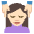 Person Getting Massage Light Skin Tone Emoji from EmojiTwo Colors Set