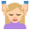 Person Getting Massage Medium Light Skin Tone Emoji from EmojiTwo Colors Set