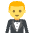Person In Tuxedo Emoji from EmojiTwo Colors Set