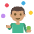 Person Juggling Medium Skin Tone Emoji from EmojiTwo Colors Set