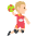 Person Playing Handball Medium Light Skin Tone Emoji from EmojiTwo Colors Set