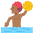 Person Playing Water Polo Medium Dark Skin Tone Emoji from EmojiTwo Colors Set