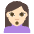 Person Pouting Light Skin Tone Emoji from EmojiTwo Colors Set