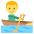 Person Rowing Boat Emoji from EmojiTwo Colors Set