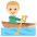 Person Rowing Boat Medium Light Skin Tone Emoji from EmojiTwo Colors Set