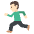 Person Running Light Skin Tone Emoji from EmojiTwo Colors Set