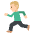 Person Running Medium Light Skin Tone Emoji from EmojiTwo Colors Set