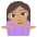 Person Shrugging Medium Skin Tone Emoji from EmojiTwo Colors Set