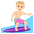Person Surfing Medium Light Skin Tone Emoji from EmojiTwo Colors Set