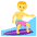 Person Surfing Emoji from EmojiTwo Colors Set