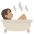 Person Taking Bath Medium Skin Tone Emoji from EmojiTwo Colors Set