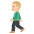 Person Walking Medium Light Skin Tone Emoji from EmojiTwo Colors Set