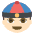 Person With Skullcap Light Skin Tone Emoji from EmojiTwo Colors Set