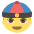 Person With Skullcap Emoji from EmojiTwo Colors Set