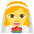 Person With Veil Emoji from EmojiTwo Colors Set