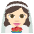Person With Veil Light Skin Tone Emoji from EmojiTwo Colors Set