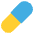 Pill Emoji from EmojiTwo Colors Set