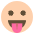 Playful Face Emoji Emoji from EmojiTwo Colors Set