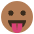 Playful Face Emoji from EmojiTwo Colors Set