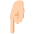 Pointing Hand Emoji from EmojiTwo Colors Set