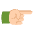 Pointingright Emoji from EmojiTwo Colors Set