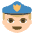 Police Officer Medium Light Skin Tone Emoji from EmojiTwo Colors Set