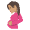 Pregnant Woman Medium Skin Tone Emoji from EmojiTwo Colors Set