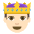 Prince Light Skin Tone Emoji from EmojiTwo Colors Set