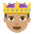Prince Medium Skin Tone Emoji from EmojiTwo Colors Set