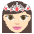 Princess Light Skin Tone Emoji from EmojiTwo Colors Set