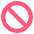 Prohibited Emoji from EmojiTwo Colors Set