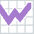 Purple Checkmark Chart Emoji from EmojiTwo Colors Set
