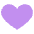 Purple Heart Emoji from EmojiTwo Colors Set