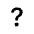 Question Icon from Bootstrap Set