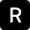 R Square Fill Icon from Bootstrap Set