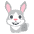 Rabbit Emoji from EmojiTwo Colors Set