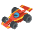 Racing Car Emoji from EmojiTwo Colors Set