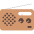 Radio Emoji from EmojiTwo Colors Set