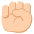Raised Fist Medium Light Skin Tone Emoji from EmojiTwo Colors Set